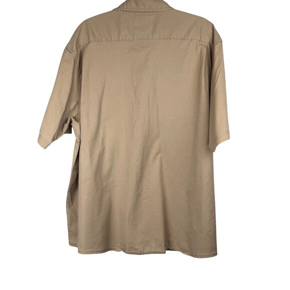 Wrangler Flex for Comfort Button Down Shirt Khaki 3XL Utility Western ruggedcore - Picture 3 of 8